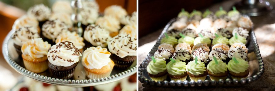 mini cupcake trays, san antonio cupcake makers, backyard wedding, 