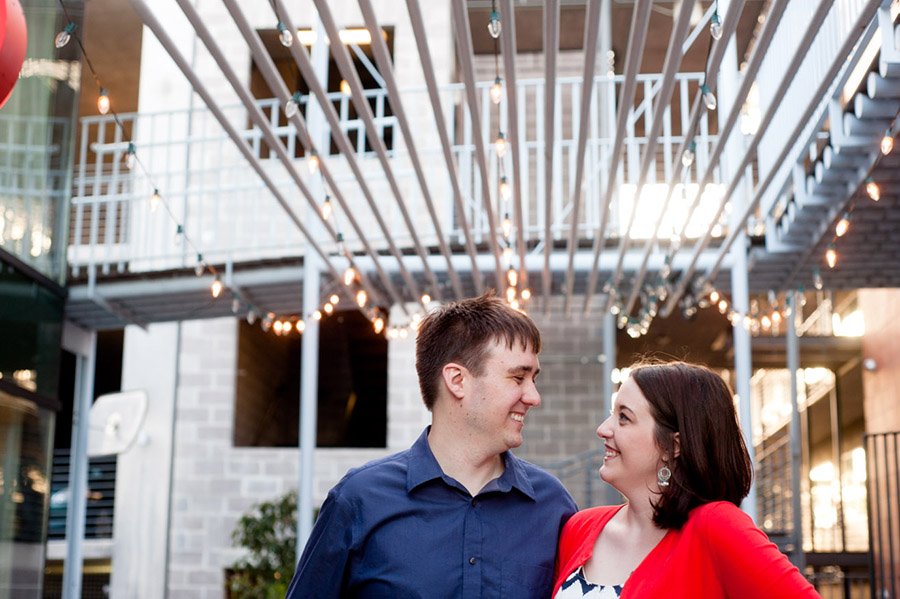 downtown austin wedding photographer, creative austin wedding photography, october bride engagement session