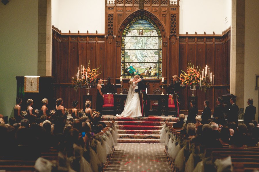 katelyn and harry share their first kiss as husband and wife