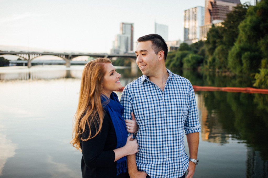 town lake engagement photos, austin fall anniversary session, lifestyle portraits in austin texas, colorful austin wedding photographer