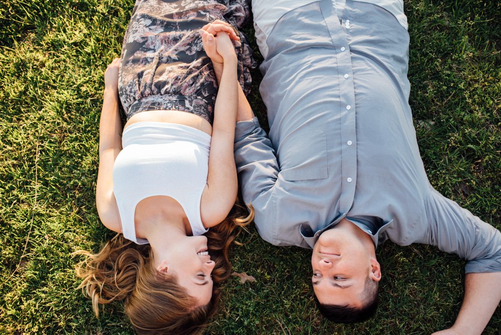creative fort worth engagement photography in spring, spring engagement photography, creative engagement photography in dallas/fort worth