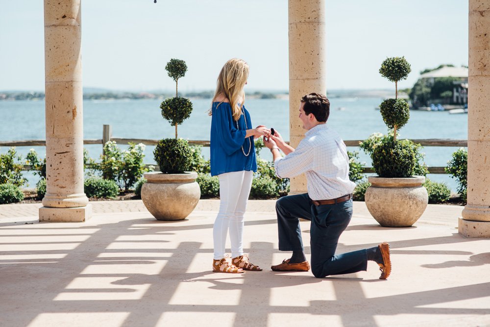 horseshoe bay proposal photography