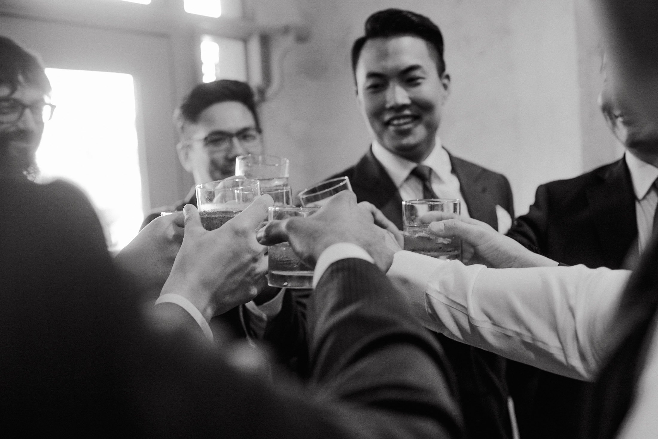 Groom and Groomsmen cheers