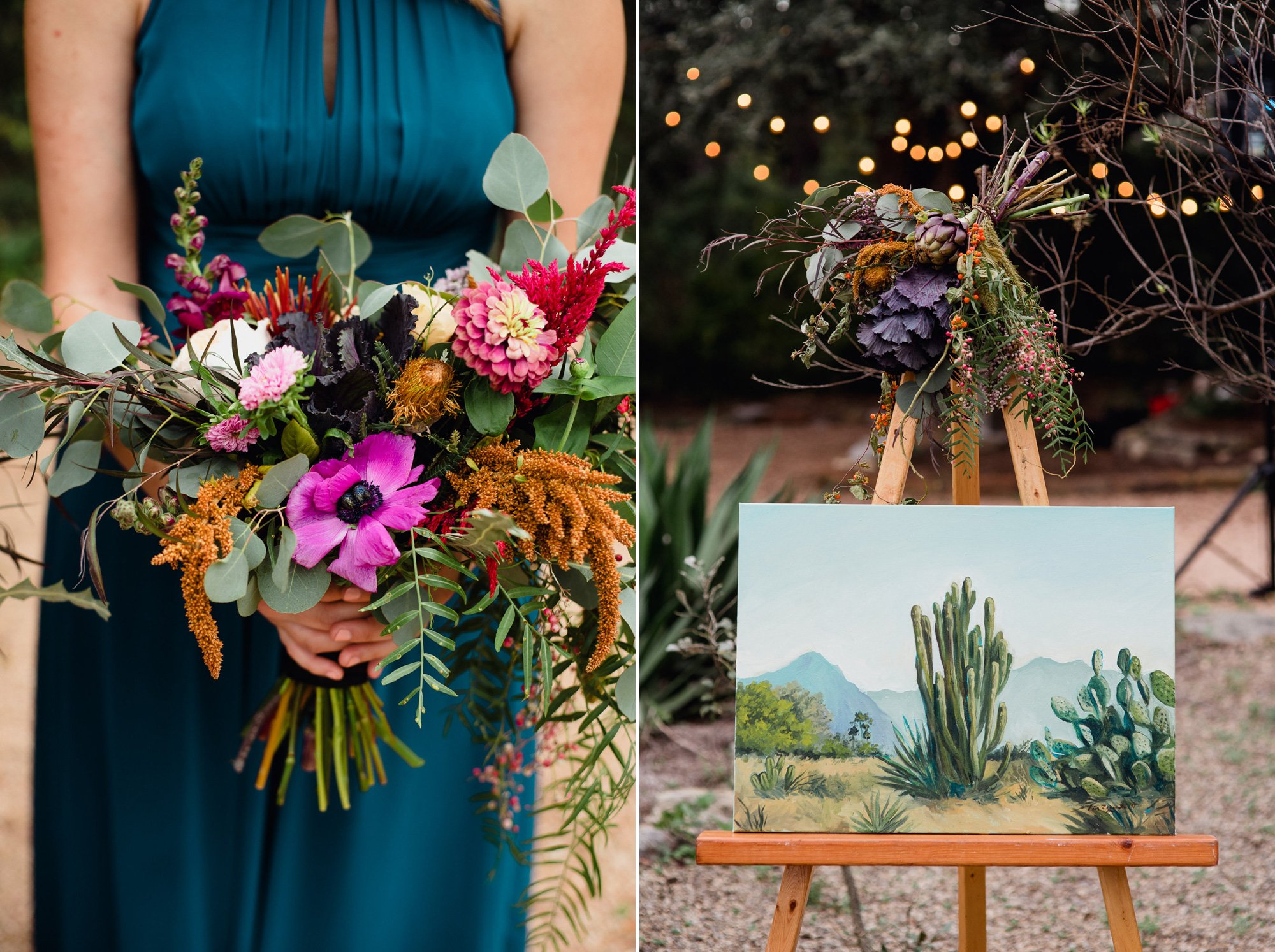 austin wedding photographer for colorful modern couples west texas inspired wedding at the greenhouse at driftwood, west texas wedding details, marfa texas inspired wedding, non-traditional wedding details