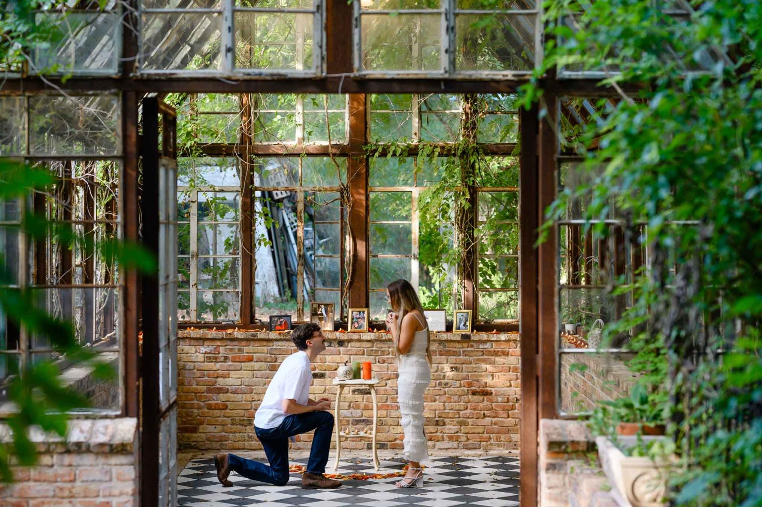 fall proposal at sekrit theater in austin, austin proposal locations, proposal ideas in austin, texas
