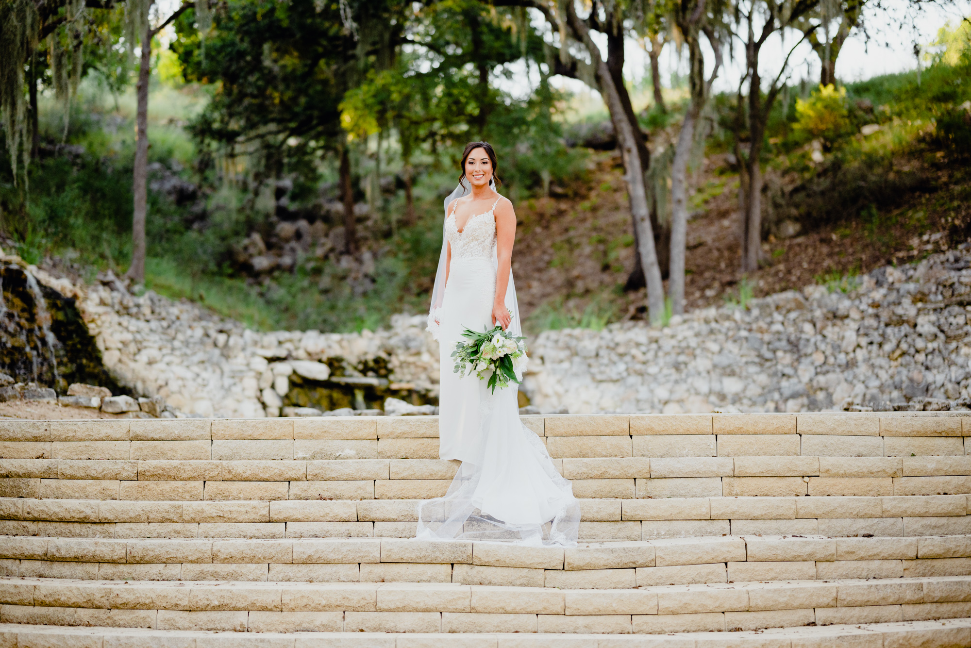 Hayes Hollow at hidden falls bridal portraits, bridal portrait photography in Austin Texas, Texas wedding photographer
